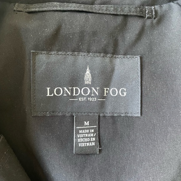 Black trench coat (Medium) from London Fog - Picture 2 of 4